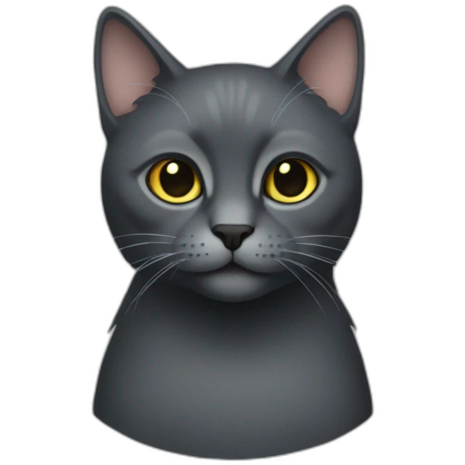 dark-gray-cat emoji