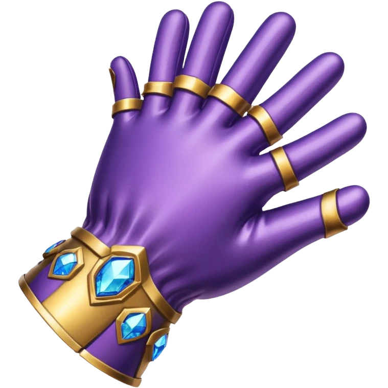 The glove of thanos emoji