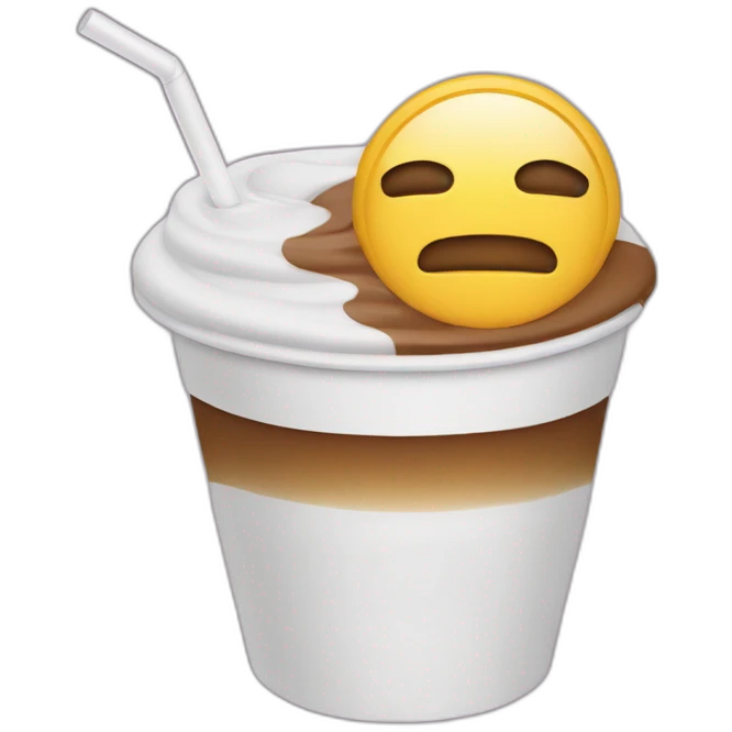 double foam cup emoji