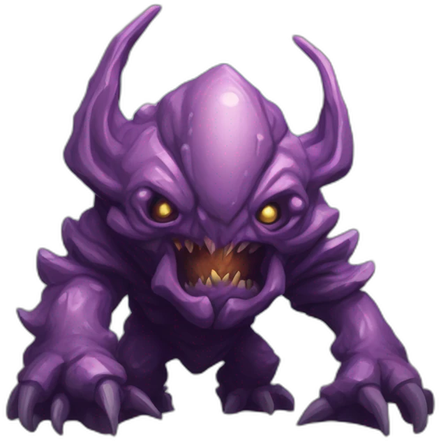 alien mountain creature scifi roguelike rpg style inspired by slay the spire digital art emoji