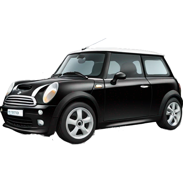 mini cooper black emoji