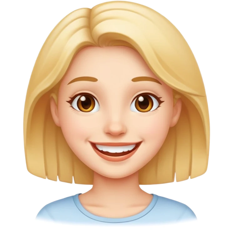 happy girl emoji