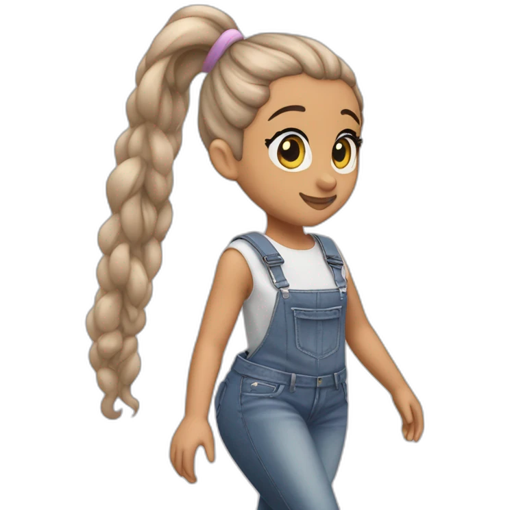 Ariana Grande at the sweetener world tour and her ponytail emoji