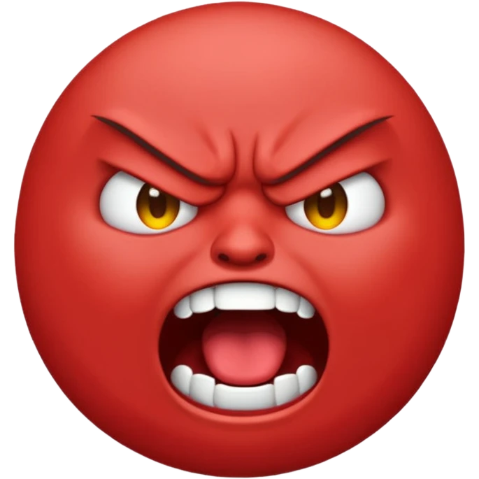 gum tsion emoji very not nice rude shouting ragebaiter emoji