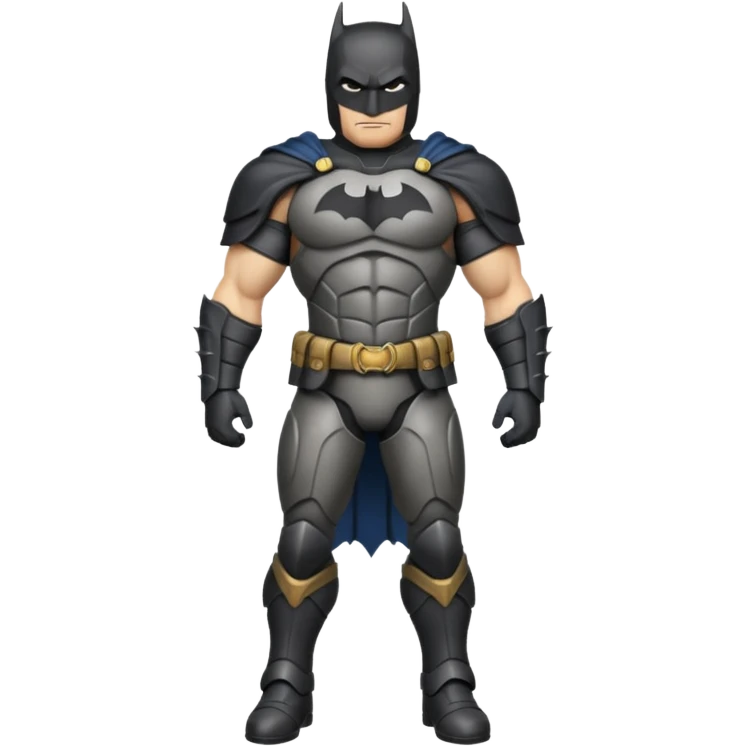 caucasian batman full body armour emoji
