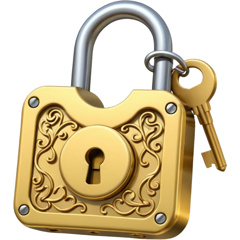 padlock with key emoji