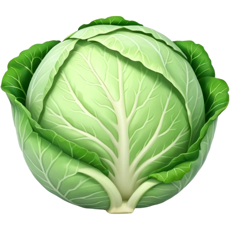 white cabbage   emoji
