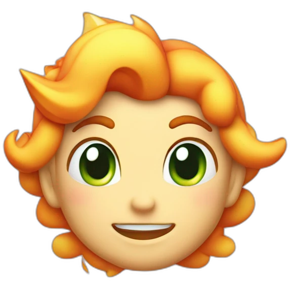 priness peach mised with bowser emoji