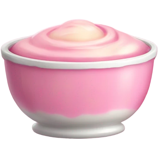 pink vanilla pudding  emoji