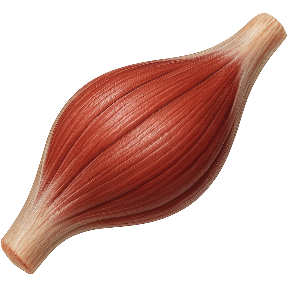 muscolo umano porzione anatomica iperrealistico emoji
