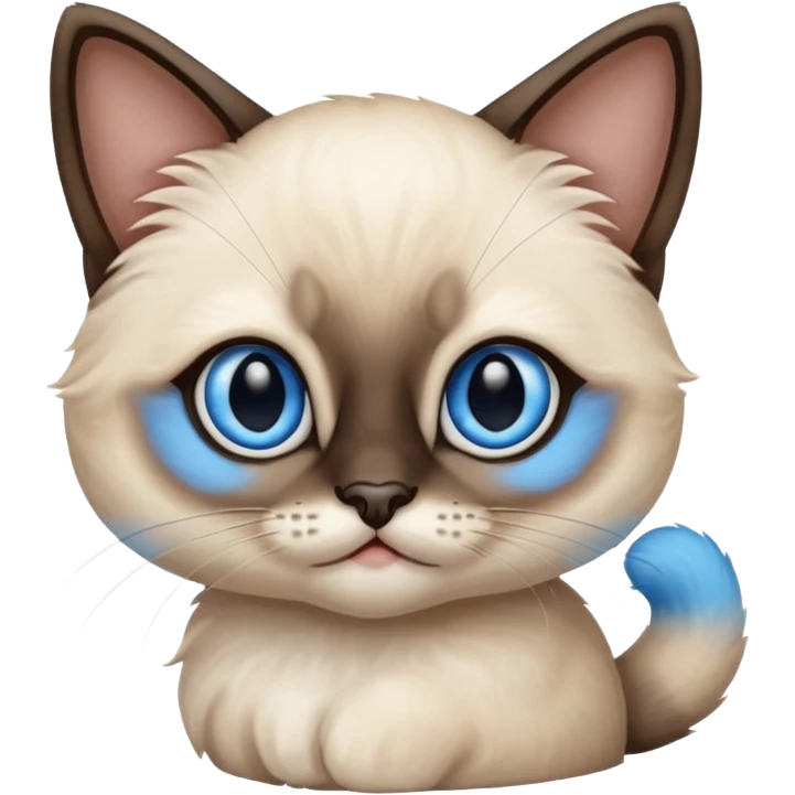 siamese kitten cute emoji