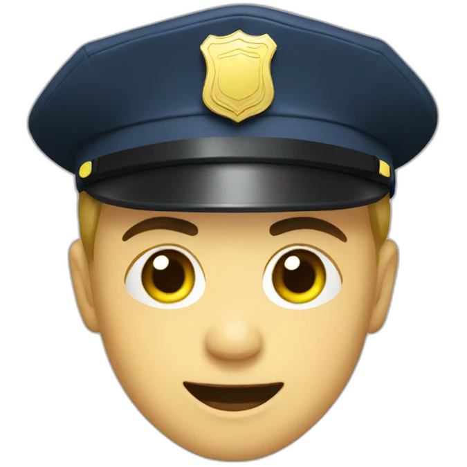 police going toilet emoji