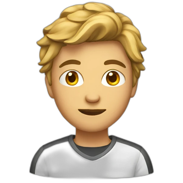 student on computer emoji