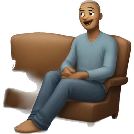 Man at home emoji