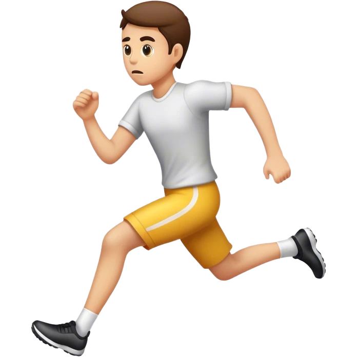 going fast, speed, with doubt, with no plan emoji