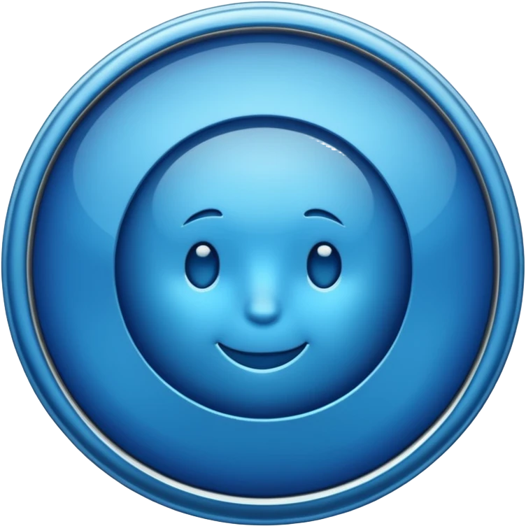 Selo de verificação azul  emoji