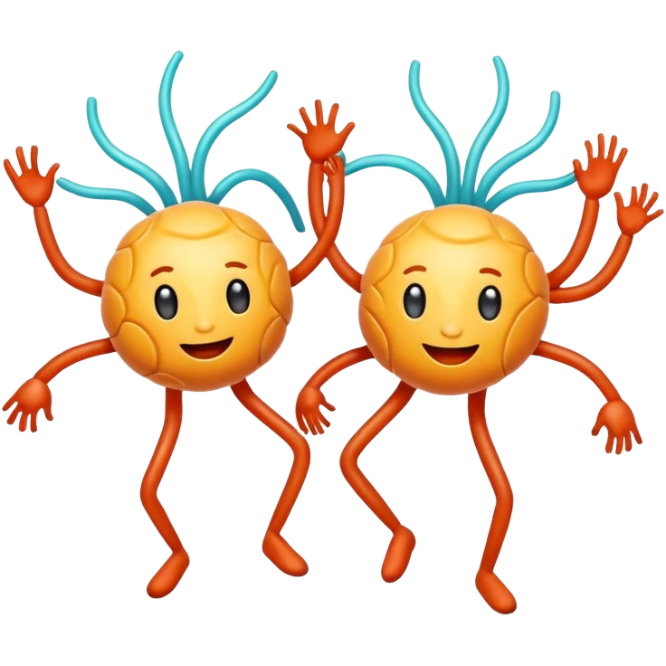 Last two brain cells dancing emoji