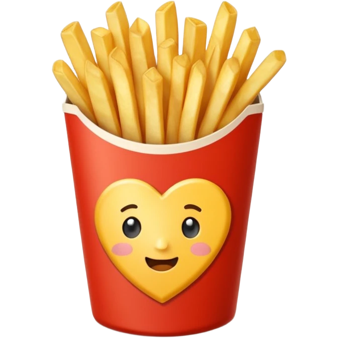 Porzione di patatine media  emoji