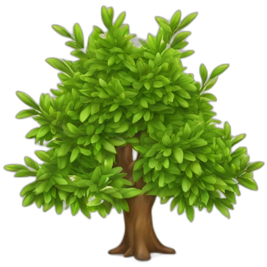 Ice tea tree chart. emoji