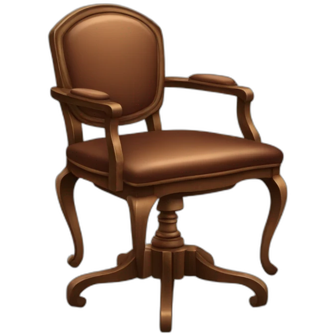 Chair of desk bureautique  emoji