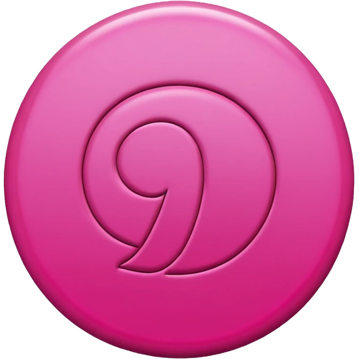 pink 3d Pinterest logo emoji