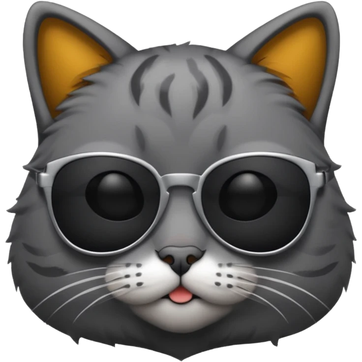 Cat wearing sunglasses emoji