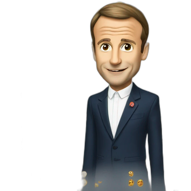 Emmanuel-macron-dans-un-saut emoji
