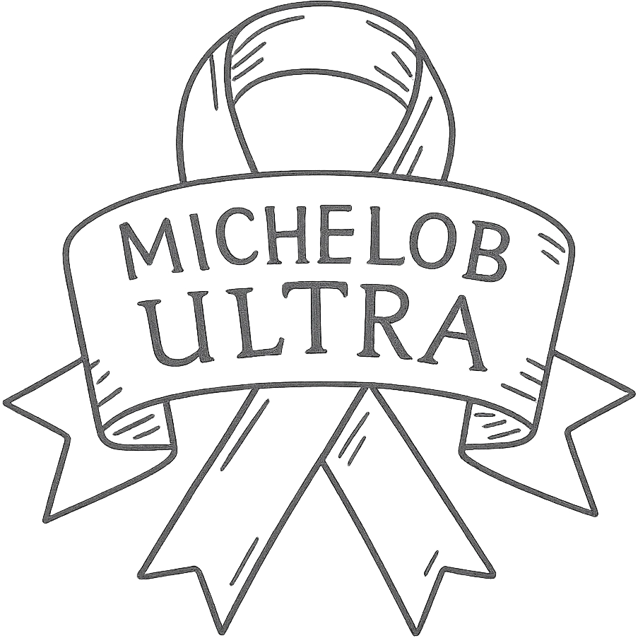 Michelob ULTRA ribbon emoji