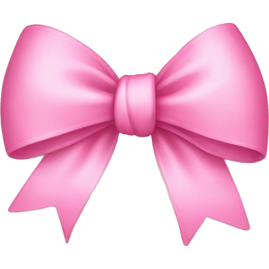 Pretty pink bow emoji