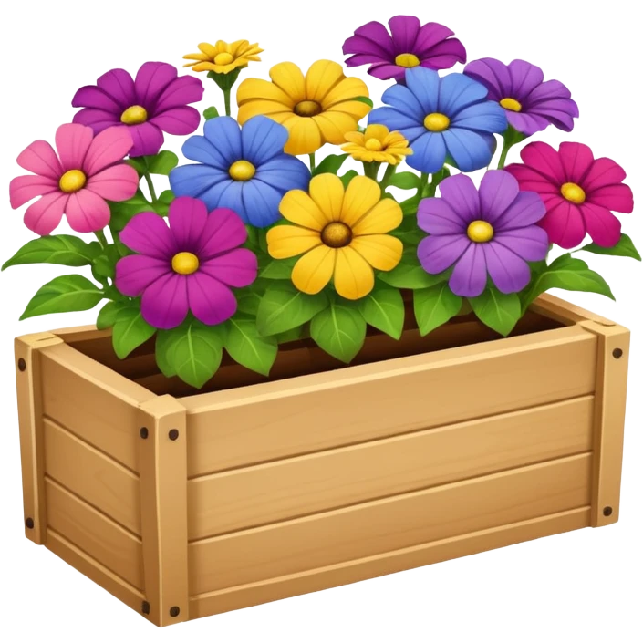 Flower box emoji