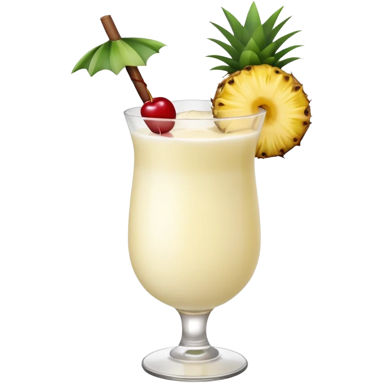 Piña colada emoji