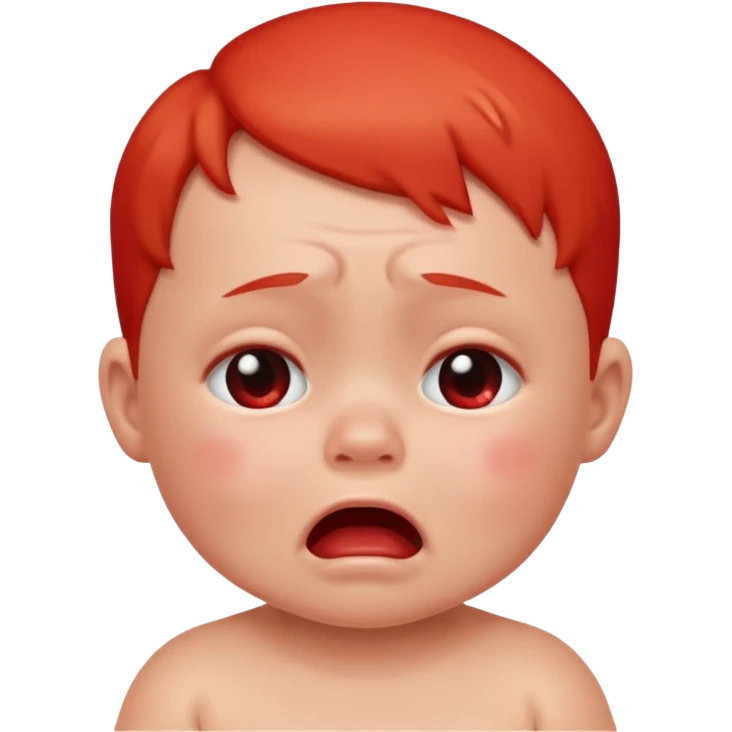 Loud baby emoji