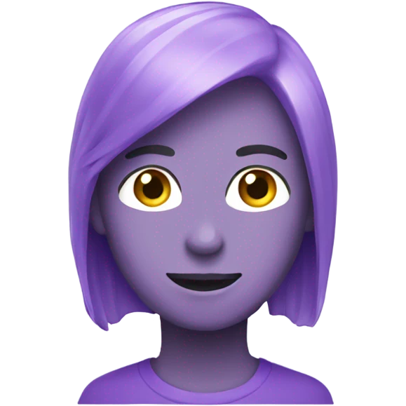 light purple clip emoji