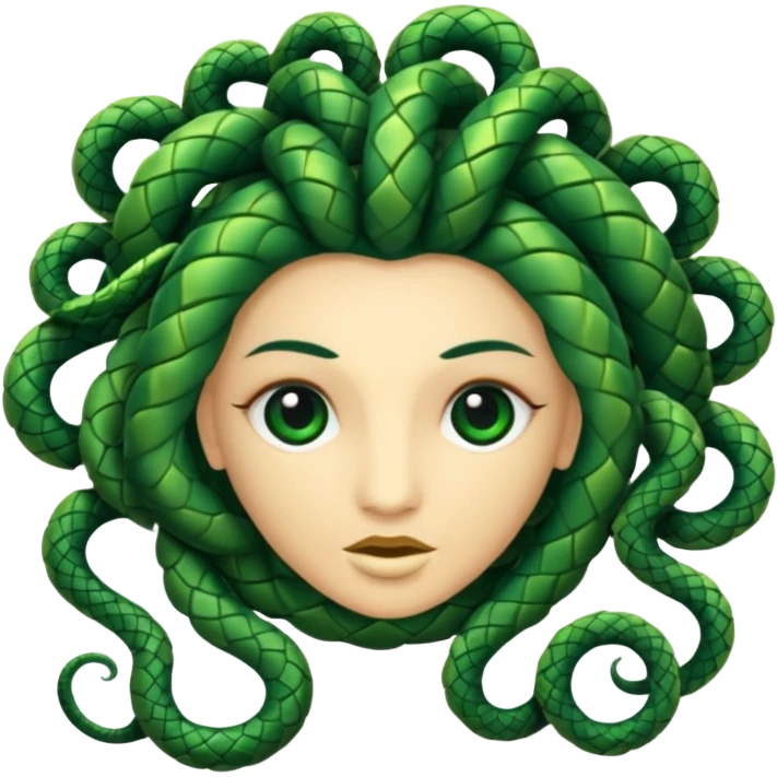 medusa hair emoji