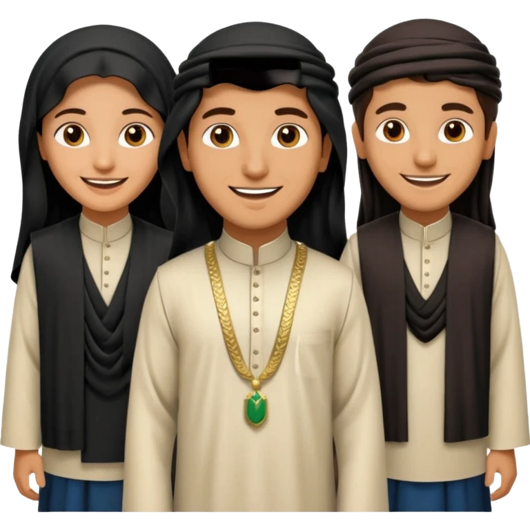 Emoji depicting the people of Saudi Arabia emoji