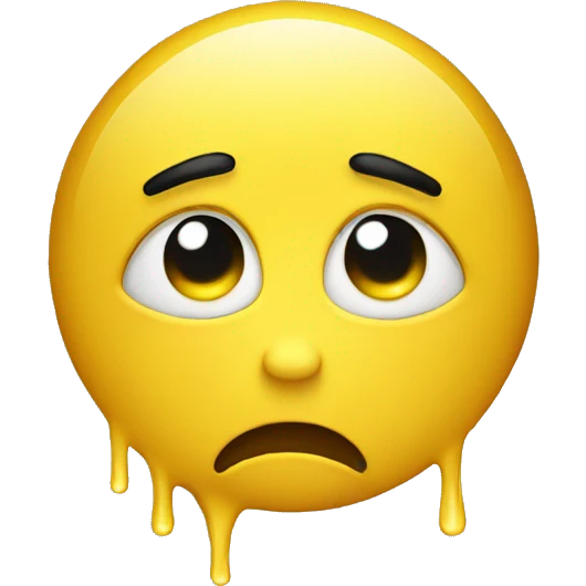 crying yellow emoji emoji