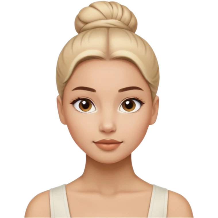 Hazme una imagen de una clean girl emoji