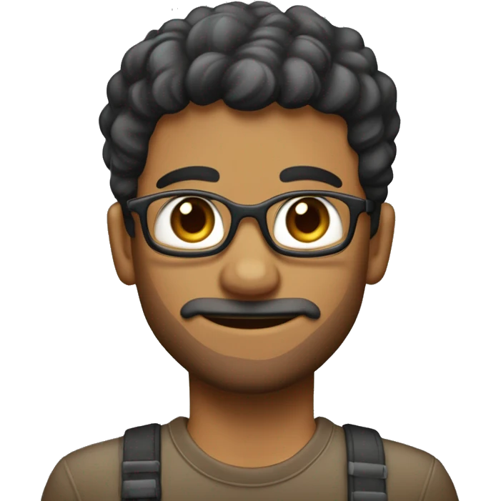 Homen com placa com nome Abraão Lucas está ocupado  emoji