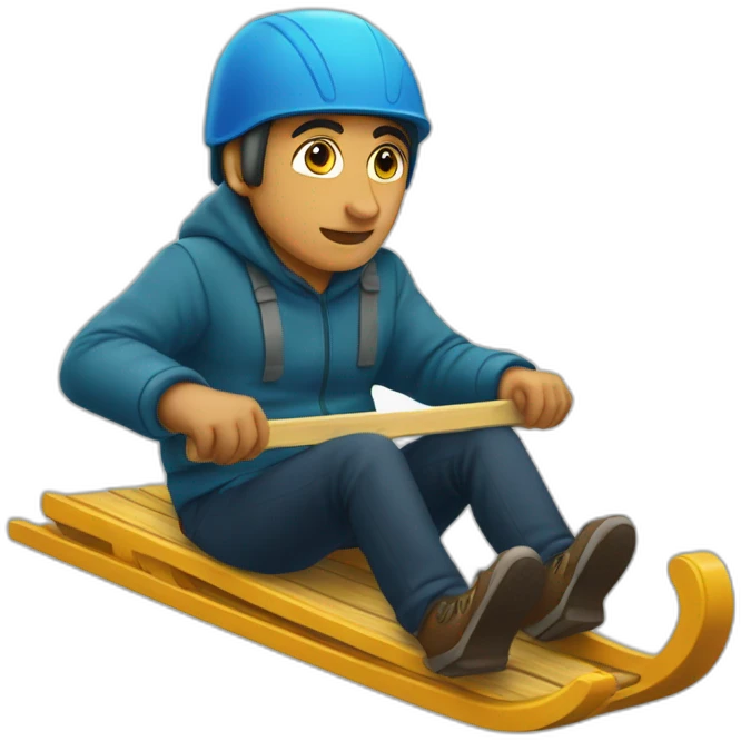 Zemmour sur un toboggan emoji
