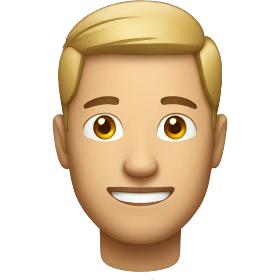 Relaxed man emoji