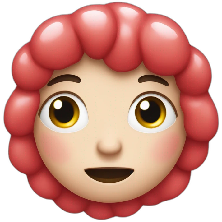 Fraise qui pleure emoji