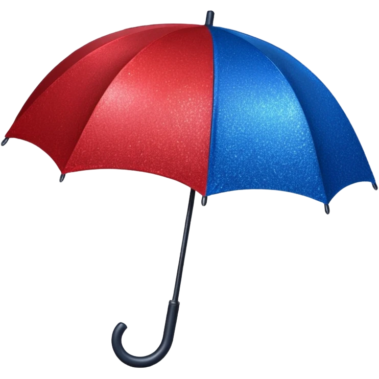 glitter red and blue umbrella resident evil emoji