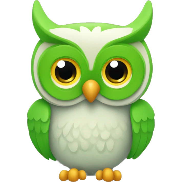 duolingo green owl emoji