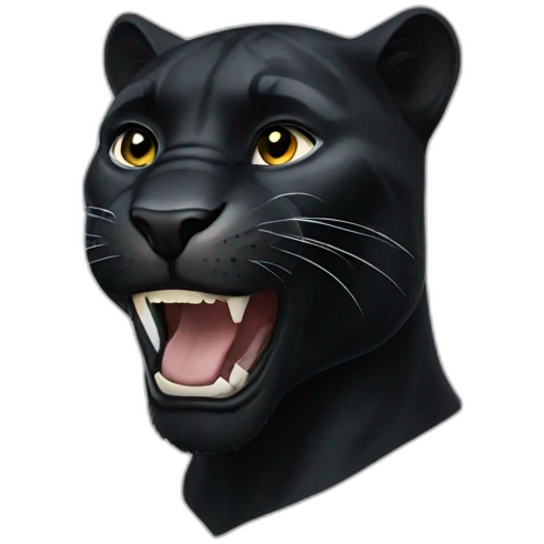 black panther happy emoji