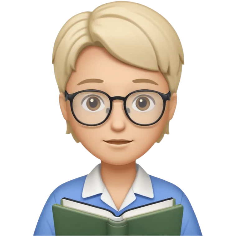 psychiatrist or therapist, mental health professional with notebook emoji