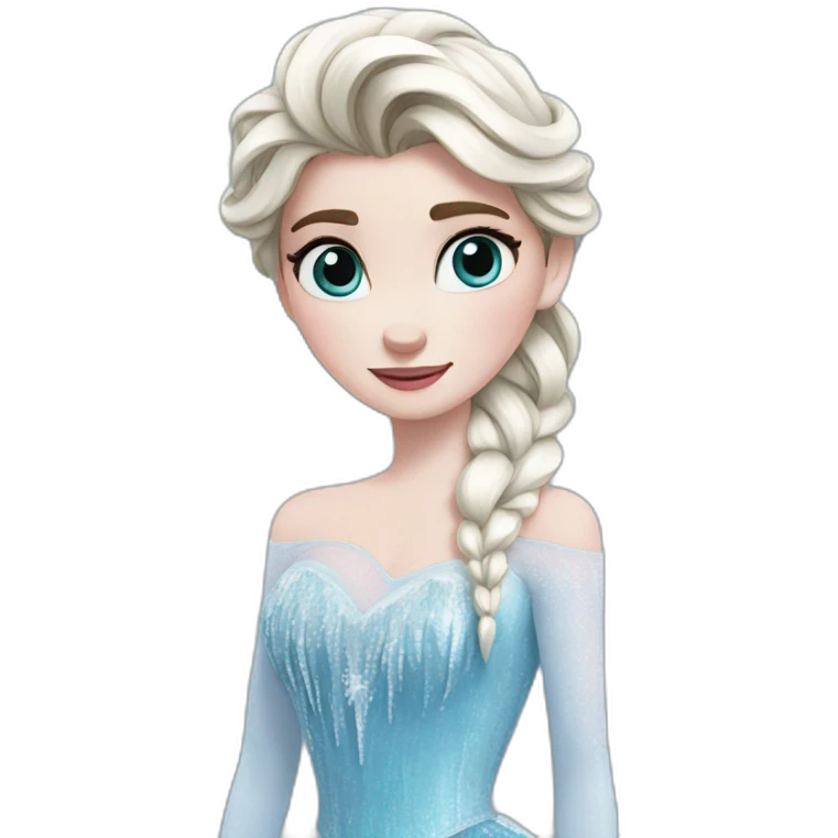 frozen heart emoji