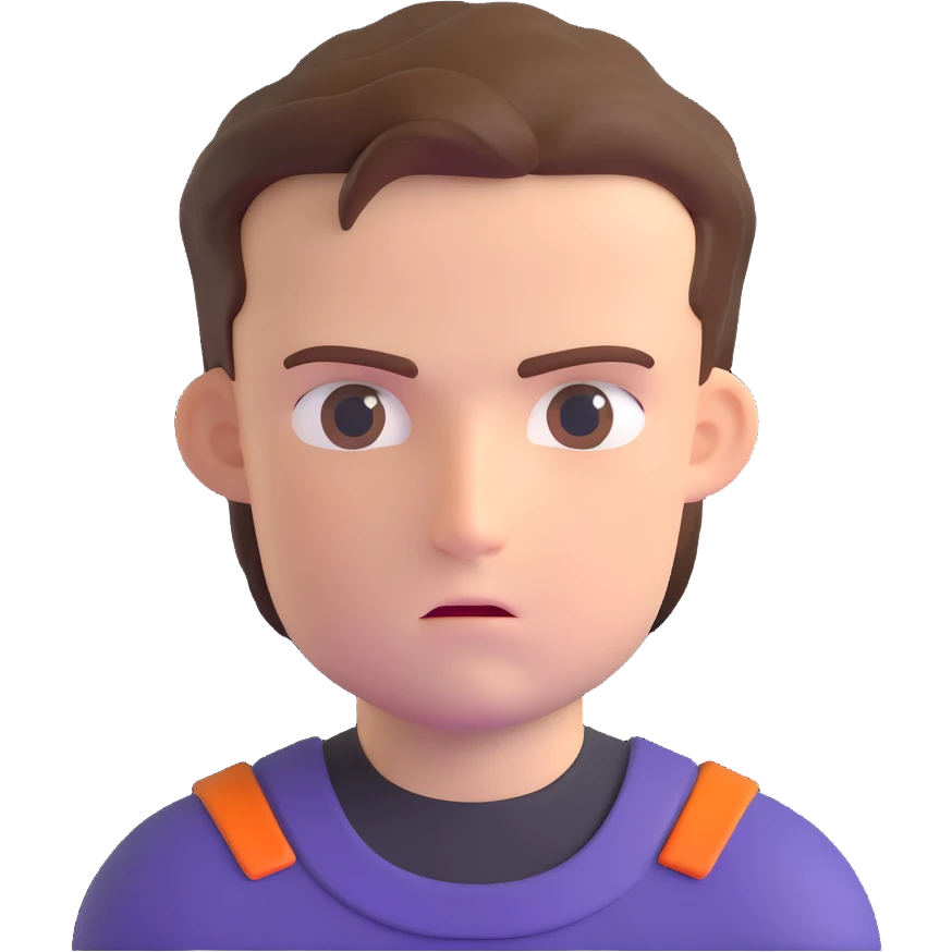 Young Erik Lehnsherr with determined expression, before becoming Magneto emoji