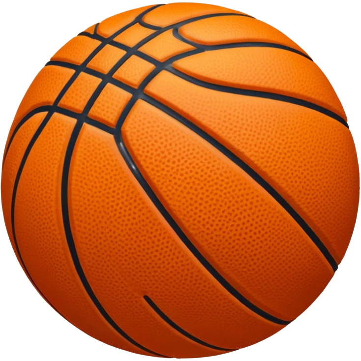 Basketball glowing  emoji