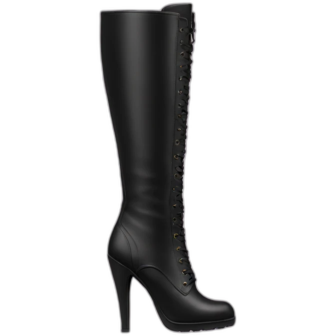knee high heel boot emoji