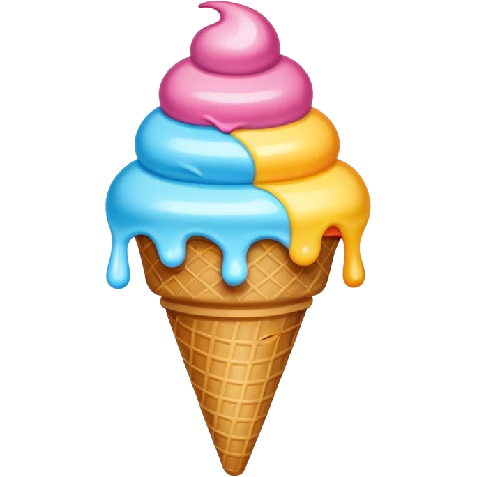 sideways ice cream emoji